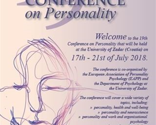Međunarodni znanstveno‐stručni skup 19th European Conference on Personality (ECP-19), 17. – 21. srpnja 2018. na Sveučilištu u Zadru